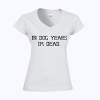 Softstyle™ women's v-neck t-shirt Thumbnail