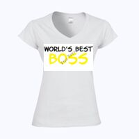 Softstyle™ women's v-neck t-shirt Thumbnail
