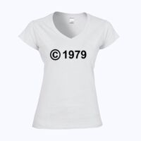 Softstyle™ women's v-neck t-shirt Thumbnail