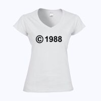 Softstyle™ women's v-neck t-shirt Thumbnail