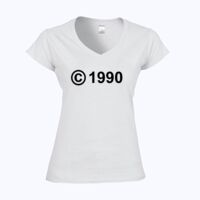 Softstyle™ women's v-neck t-shirt Thumbnail
