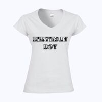 Softstyle™ women's v-neck t-shirt Thumbnail