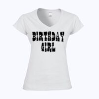 Softstyle™ women's v-neck t-shirt Thumbnail