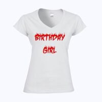 Softstyle™ women's v-neck t-shirt Thumbnail