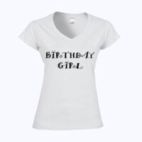 Softstyle™ women's v-neck t-shirt Thumbnail