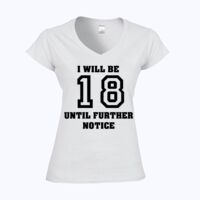 Softstyle™ women's v-neck t-shirt Thumbnail