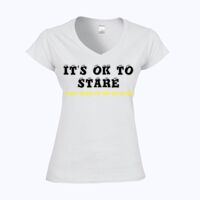 Softstyle™ women's v-neck t-shirt Thumbnail