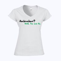 Softstyle™ women's v-neck t-shirt Thumbnail