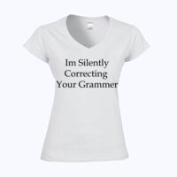 Softstyle™ women's v-neck t-shirt Thumbnail