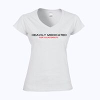 Softstyle™ women's v-neck t-shirt Thumbnail