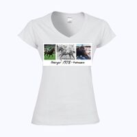 Softstyle™ women's v-neck t-shirt Thumbnail