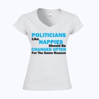 Softstyle™ women's v-neck t-shirt Thumbnail