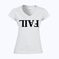 Softstyle™ women's v-neck t-shirt Thumbnail