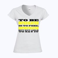 Softstyle™ women's v-neck t-shirt Thumbnail