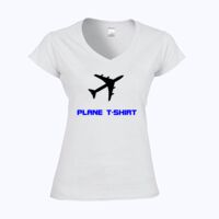 Softstyle™ women's v-neck t-shirt Thumbnail