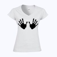 Softstyle™ women's v-neck t-shirt Thumbnail