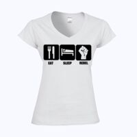 Softstyle™ women's v-neck t-shirt Thumbnail