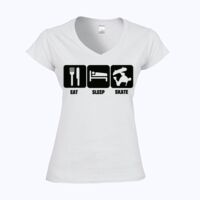 Softstyle™ women's v-neck t-shirt Thumbnail