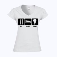 Softstyle™ women's v-neck t-shirt Thumbnail