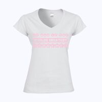 Softstyle™ women's v-neck t-shirt Thumbnail