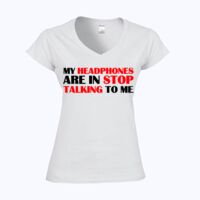 Softstyle™ women's v-neck t-shirt Thumbnail