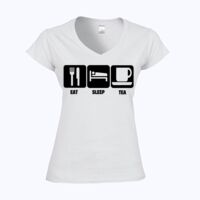 Softstyle™ women's v-neck t-shirt Thumbnail