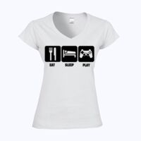 Softstyle™ women's v-neck t-shirt Thumbnail