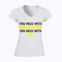 Softstyle™ women's v-neck t-shirt Thumbnail