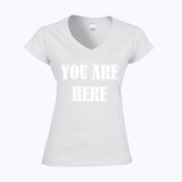 Softstyle™ women's v-neck t-shirt Thumbnail
