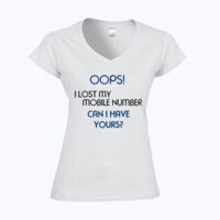 Softstyle™ women's v-neck t-shirt Thumbnail
