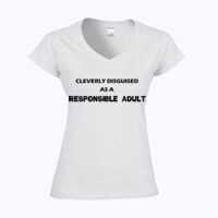 Softstyle™ women's v-neck t-shirt Thumbnail
