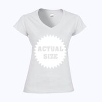 Softstyle™ women's v-neck t-shirt Thumbnail