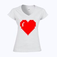 Softstyle™ women's v-neck t-shirt Thumbnail