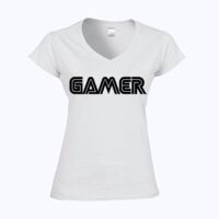 Softstyle™ women's v-neck t-shirt Thumbnail