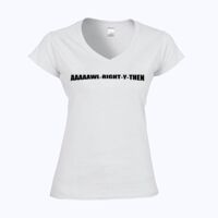 Softstyle™ women's v-neck t-shirt Thumbnail