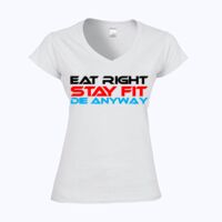 Softstyle™ women's v-neck t-shirt Thumbnail