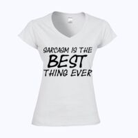 Softstyle™ women's v-neck t-shirt Thumbnail
