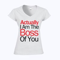 Softstyle™ women's v-neck t-shirt Thumbnail