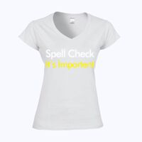 Softstyle™ women's v-neck t-shirt Thumbnail