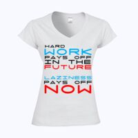 Softstyle™ women's v-neck t-shirt Thumbnail