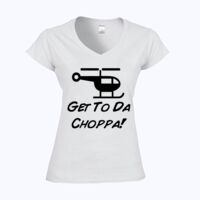 Softstyle™ women's v-neck t-shirt Thumbnail