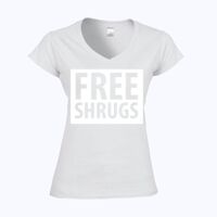 Softstyle™ women's v-neck t-shirt Thumbnail