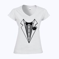 Softstyle™ women's v-neck t-shirt Thumbnail