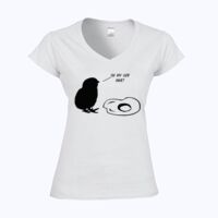Softstyle™ women's v-neck t-shirt Thumbnail