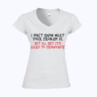 Softstyle™ women's v-neck t-shirt Thumbnail