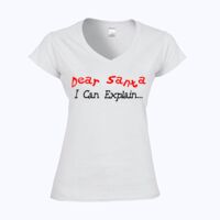 Softstyle™ women's v-neck t-shirt Thumbnail
