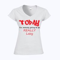 Softstyle™ women's v-neck t-shirt Thumbnail