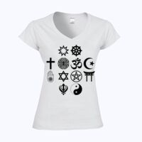 Softstyle™ women's v-neck t-shirt Thumbnail