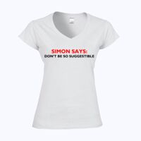 Softstyle™ women's v-neck t-shirt Thumbnail