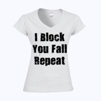 Softstyle™ women's v-neck t-shirt Thumbnail